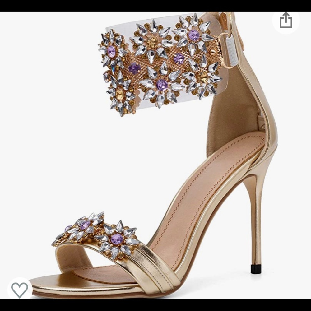 Women's Stiletto Heeled Sandals, High Heel Summer
